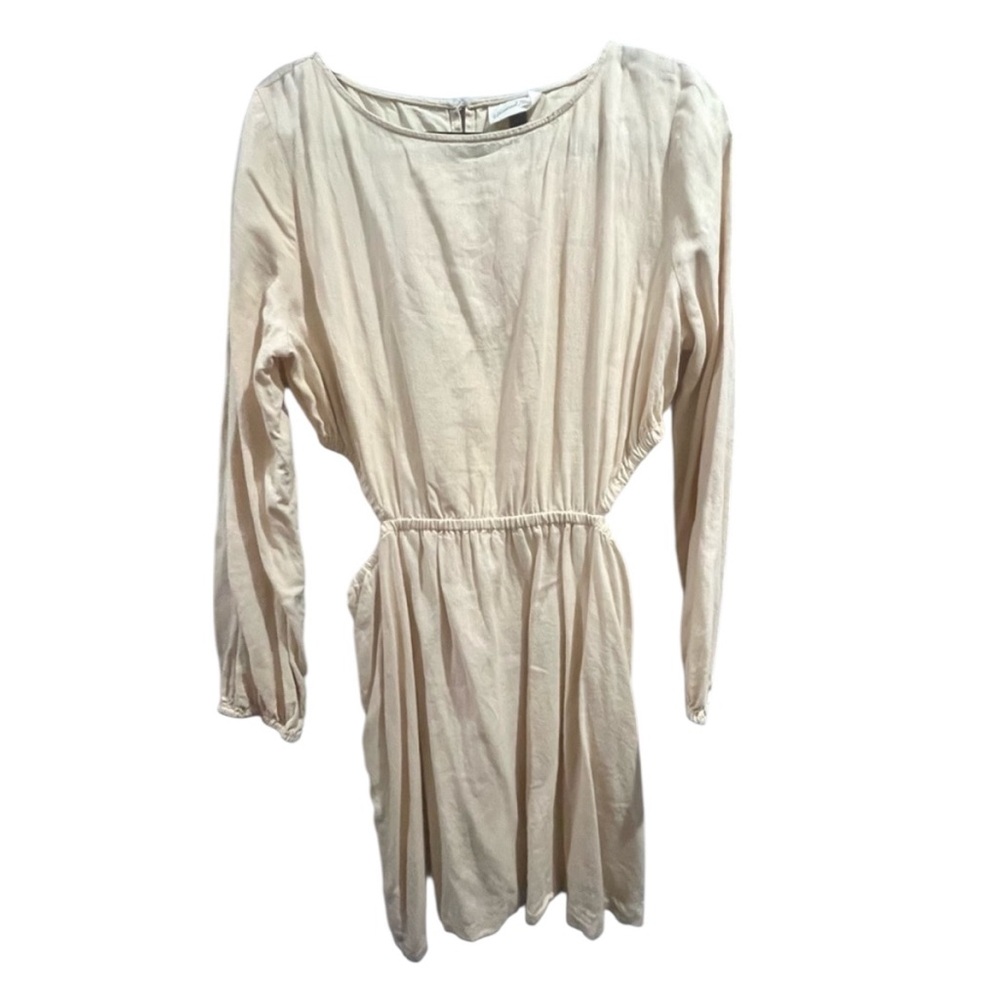 Universal Thread Neutral Linen-Blend Balloon Slee… - image 1